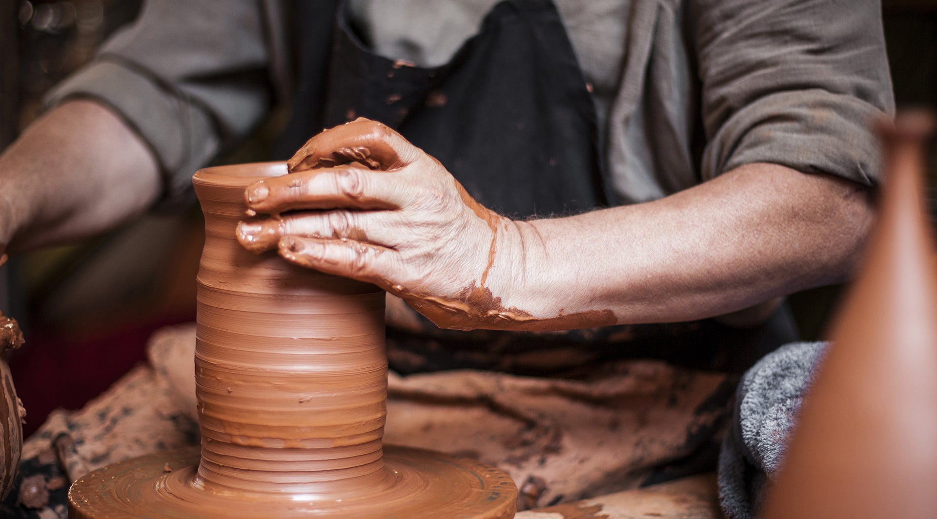 Stress free pot making work